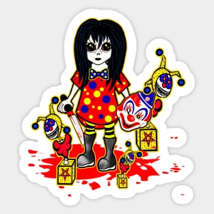 Living Dead Halloween Girls Sticker